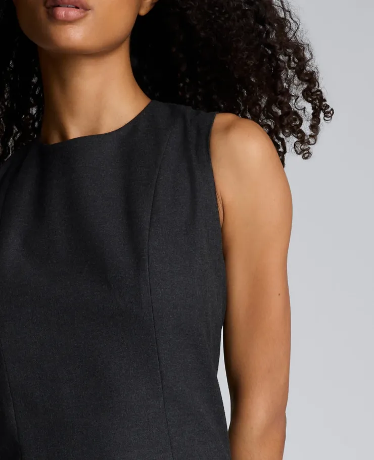Flannel Midi Sheath Dress>Kenneth Cole Online