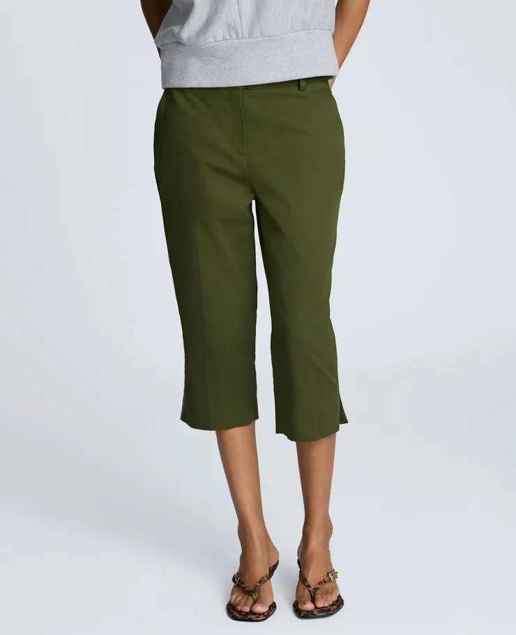 Fly Front Invisible Zip Pedal Pusher Pant>Kenneth Cole Discount