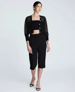 Fly Front Invisible Zipper Pedal Pusher Pant>Kenneth Cole Sale