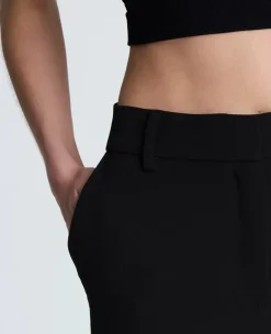 Fly Front Invisible Zipper Pedal Pusher Pant><noscript><img width=