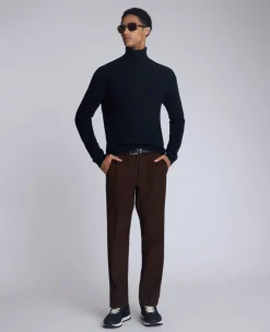 Foldover Turtleneck Sweater><noscript><img width=