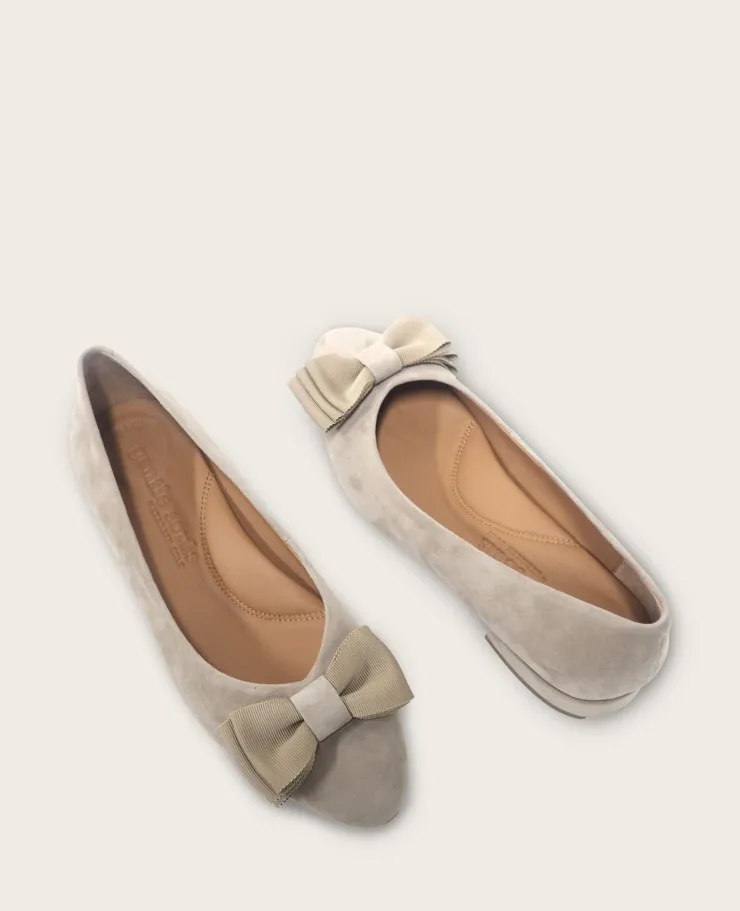GENTLE SOULS - Atlas Suede Bow Flat>Kenneth Cole Hot