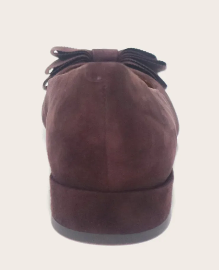 GENTLE SOULS - Atlas Suede Bow Flat>Kenneth Cole Outlet