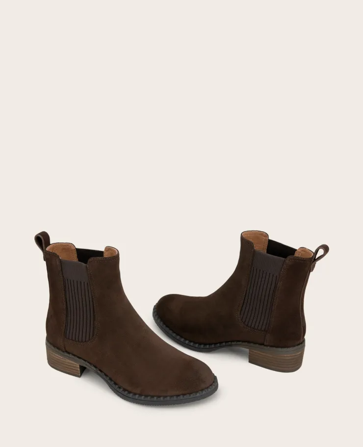 GENTLE SOULS - Best Suede Elastic Bootie>Kenneth Cole