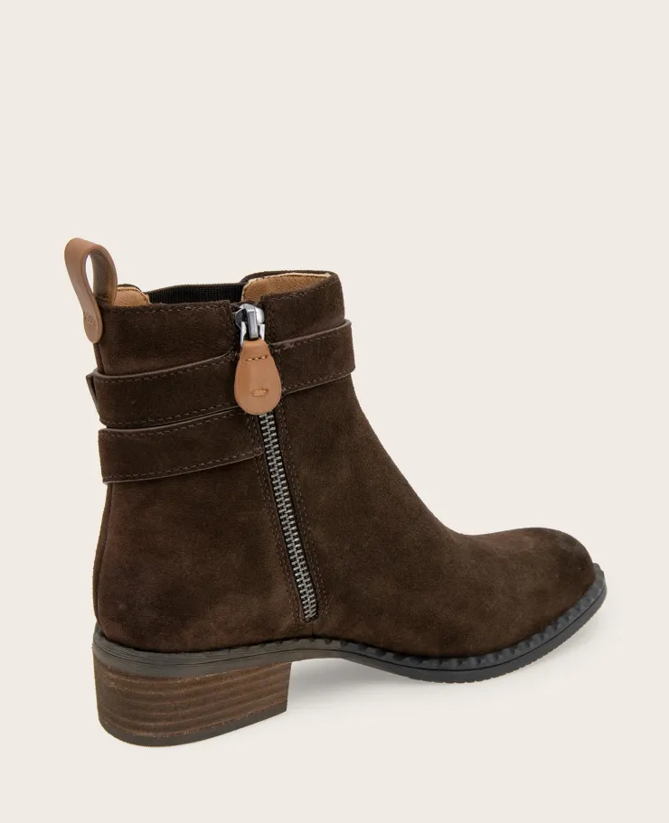 GENTLE SOULS - Bolton Suede Side Zip Boot>Kenneth Cole Clearance