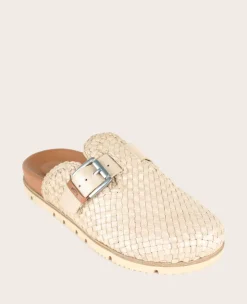 GENTLE SOULS - Brantley Buckle Woven Leather Mule><noscript><img width=