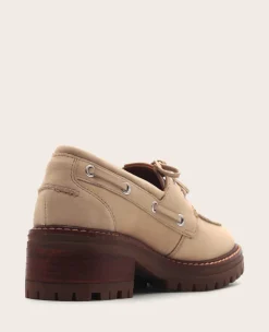 GENTLE SOULS - Brigly Leather Lug Boat Shoe><noscript><img width=