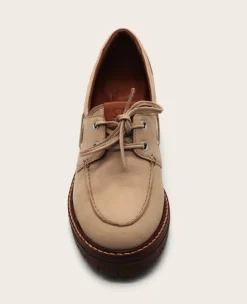 GENTLE SOULS - Brigly Leather Lug Boat Shoe><noscript><img width=