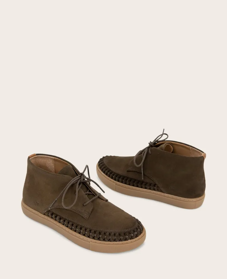 GENTLE SOULS - Cacti Suede Braid Detail Sneaker Bootie>Kenneth Cole New