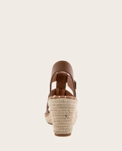 GENTLE SOULS - Capelin Leather Espadrille Wedge><noscript><img width=