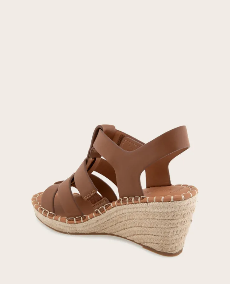 GENTLE SOULS - Capelin Leather Espadrille Wedge>Kenneth Cole New