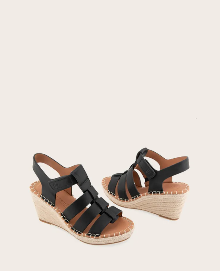GENTLE SOULS - Capelin Leather Espadrille Wedge>Kenneth Cole Sale