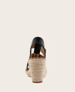 GENTLE SOULS - Capelin Leather Espadrille Wedge><noscript><img width=