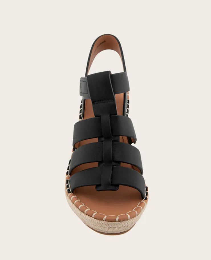 GENTLE SOULS - Capelin Leather Espadrille Wedge>Kenneth Cole Sale