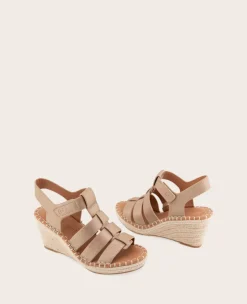 GENTLE SOULS - Capelin Metallic Esparille Wedge><noscript><img width=