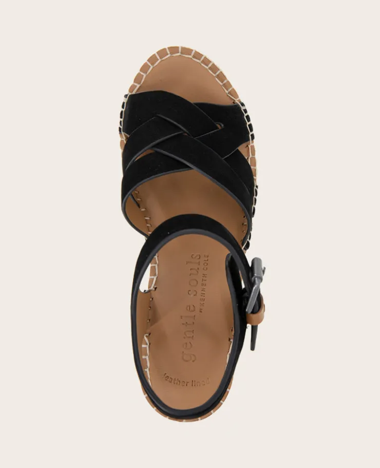 GENTLE SOULS - Caspian Nubuck Espadrille Wedge>Kenneth Cole Clearance