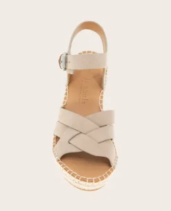 GENTLE SOULS - Caspian Nubuck Espadrille Wedge><noscript><img width=