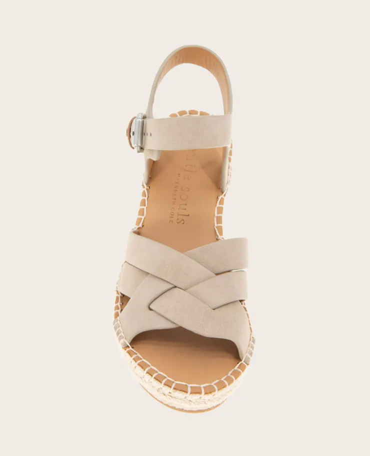 GENTLE SOULS - Caspian Nubuck Espadrille Wedge>Kenneth Cole Sale