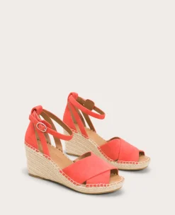 GENTLE SOULS - Charli Suede X-Band Espadrille Wedge Sandal><noscript><img width=