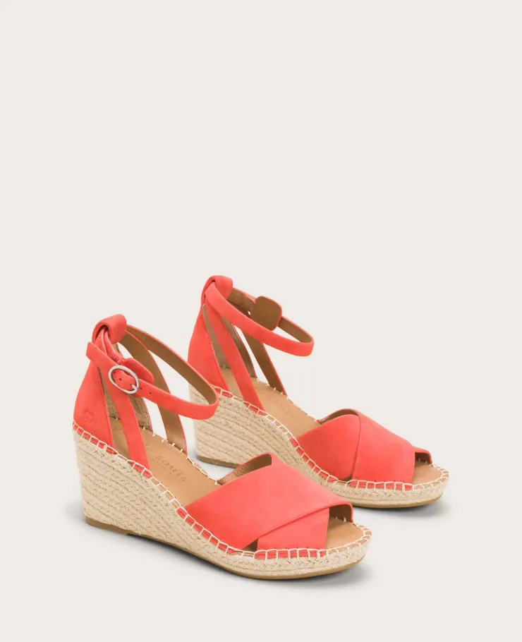 GENTLE SOULS - Charli Suede X-Band Espadrille Wedge Sandal>Kenneth Cole Best