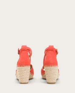 GENTLE SOULS - Charli Suede X-Band Espadrille Wedge Sandal><noscript><img width=