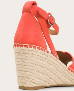GENTLE SOULS - Charli Suede X-Band Espadrille Wedge Sandal><noscript><img width=