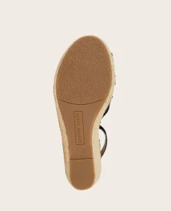 GENTLE SOULS - Charli Suede X-Band Espadrille Wedge Sandal><noscript><img width=