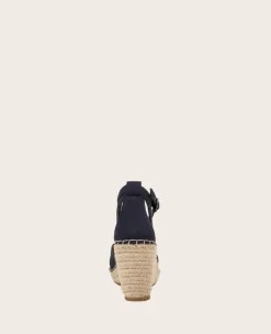 GENTLE SOULS - Charli Suede X-Band Espadrille Wedge Sandal><noscript><img width=