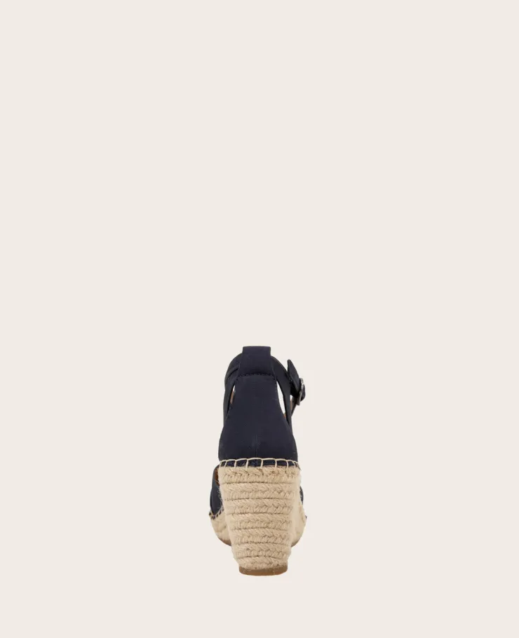 GENTLE SOULS - Charli Suede X-Band Espadrille Wedge Sandal>Kenneth Cole