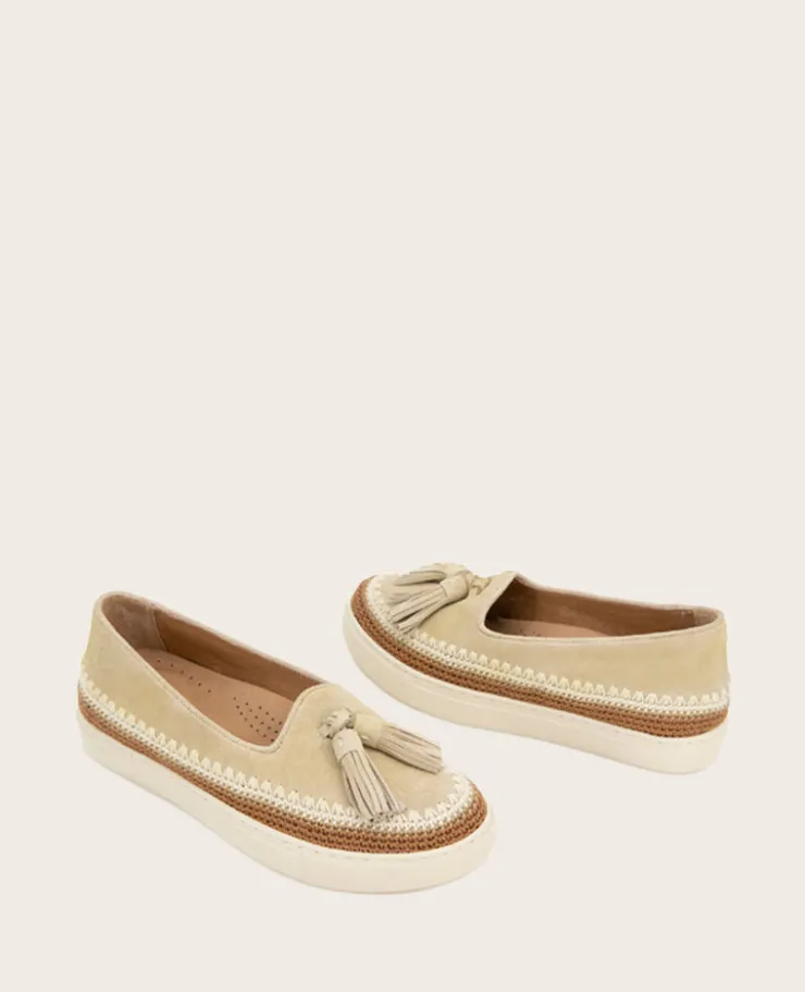 GENTLE SOULS - Citrus Tassel Suede Platform Slip On>Kenneth Cole Clearance