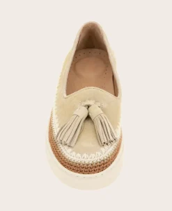 GENTLE SOULS - Citrus Tassel Suede Platform Slip On><noscript><img width=