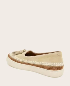 GENTLE SOULS - Citrus Tassel Suede Platform Slip On><noscript><img width=