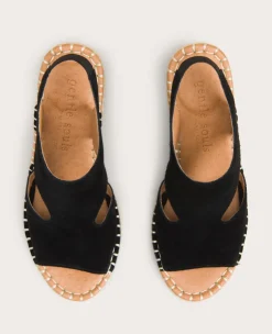 GENTLE SOULS - Cody Suede Esparille Wedge><noscript><img width=