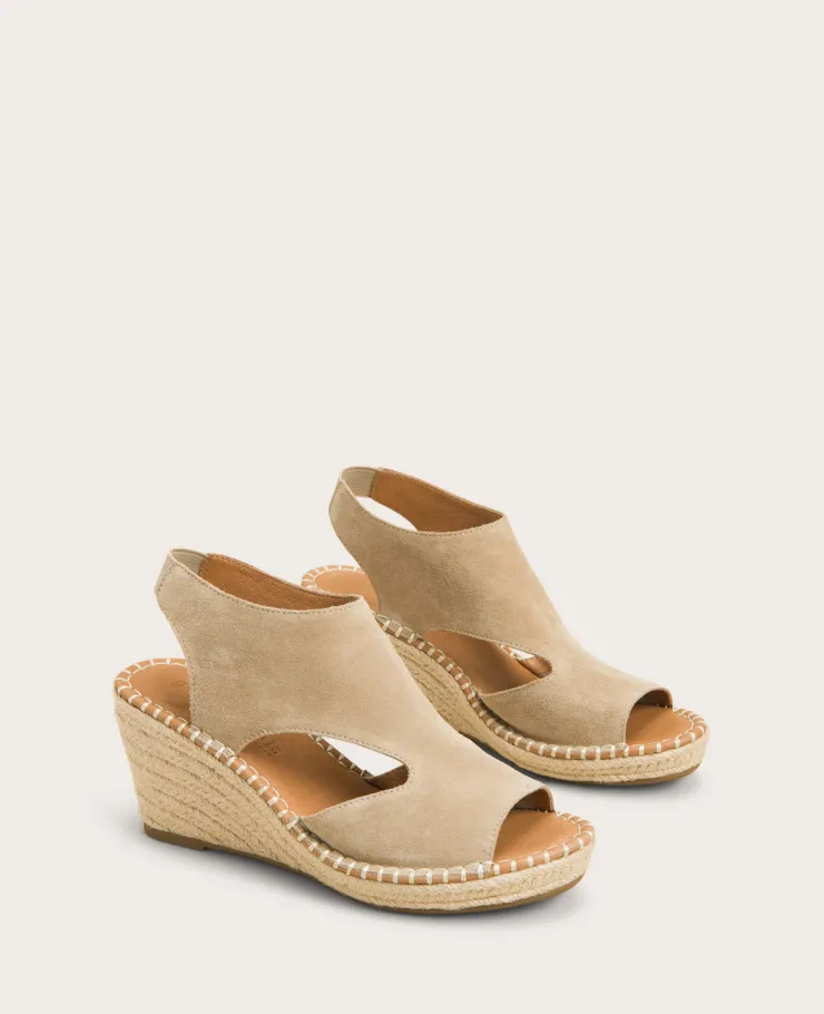GENTLE SOULS - Cody Suede Espadrille Wedge>Kenneth Cole Sale