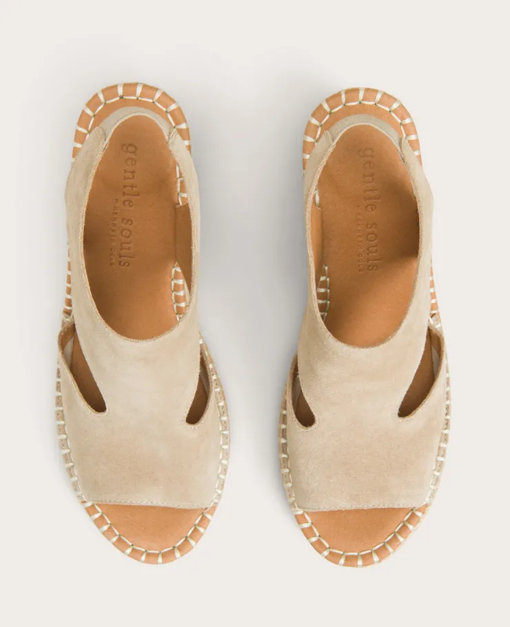 GENTLE SOULS - Cody Suede Espadrille Wedge>Kenneth Cole Sale