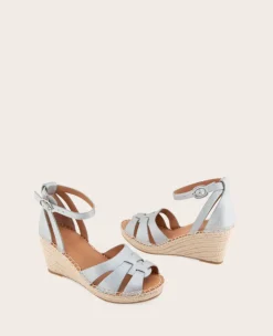 GENTLE SOULS - Coolie Metallic Espadrille Wedge><noscript><img width=