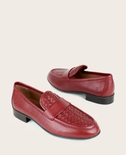 GENTLE SOULS - Crew Woven Leather Loafer><noscript><img width=