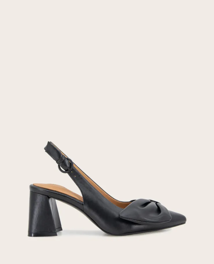 GENTLE SOULS - Diana Leather Bow Slingback Heel>Kenneth Cole Sale