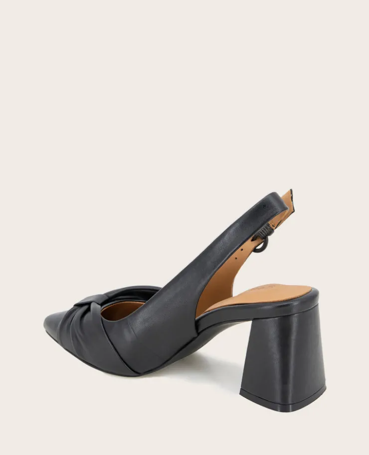 GENTLE SOULS - Diana Leather Bow Slingback Heel>Kenneth Cole Sale