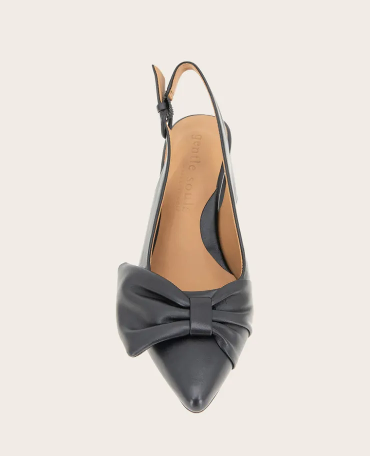 GENTLE SOULS - Diana Leather Bow Slingback Heel>Kenneth Cole Sale