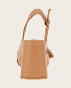 GENTLE SOULS - Diana Leather Bow Slingback Heel><noscript><img width=