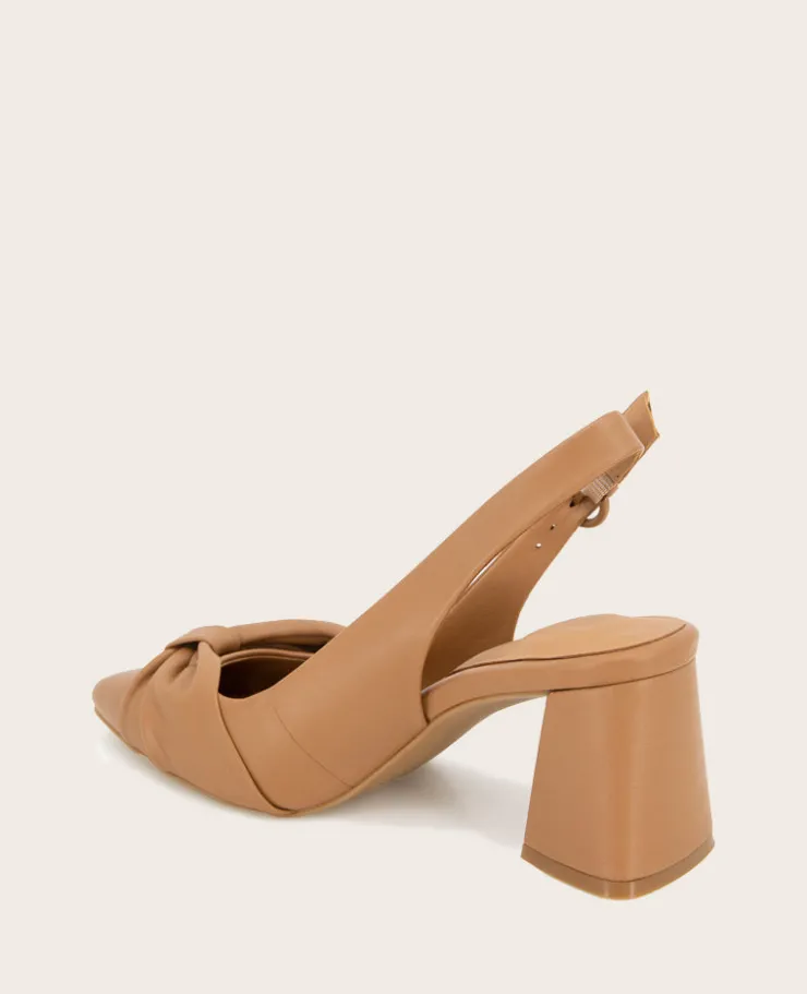 GENTLE SOULS - Diana Leather Bow Slingback Heel>Kenneth Cole Online