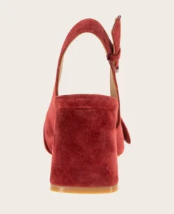 GENTLE SOULS - Diana Suede Bow Slingback Heel><noscript><img width=