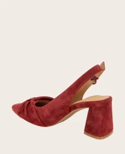 GENTLE SOULS - Diana Suede Bow Slingback Heel><noscript><img width=