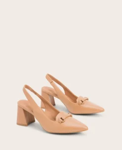 GENTLE SOULS - Dionne Leather Slingback Heel><noscript><img width=