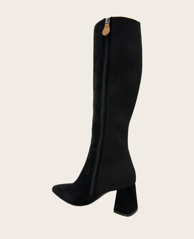 GENTLE SOULS - Dionne Suede Elastic Heel Boot>Kenneth Cole New