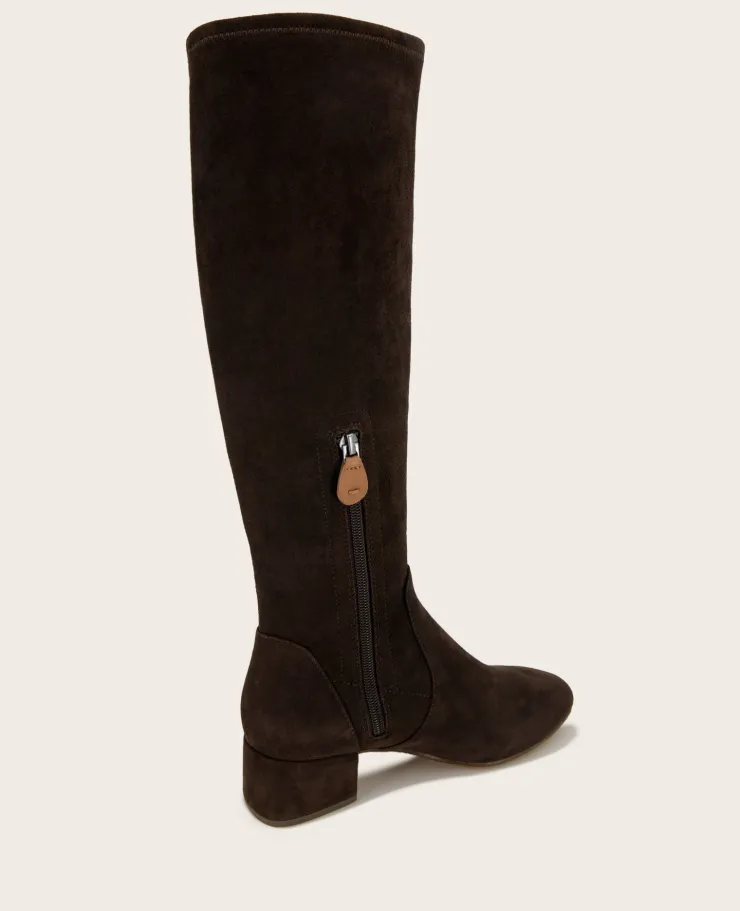 GENTLE SOULS - Ella Suede Stretch Boot with Wide Calf>Kenneth Cole