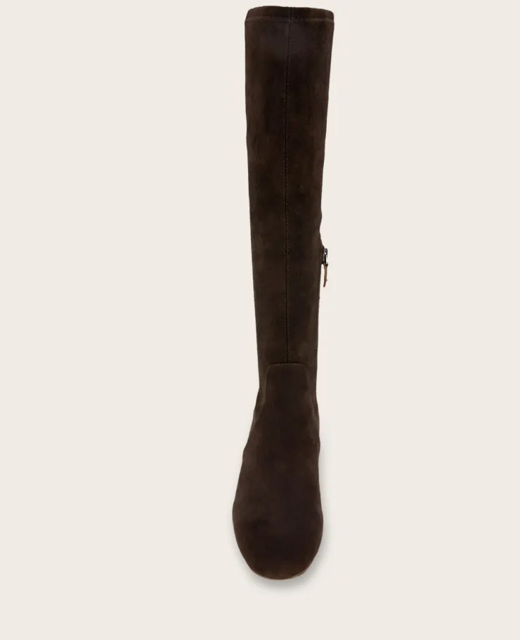 GENTLE SOULS - Ella Suede Stretch Boot with Wide Calf>Kenneth Cole
