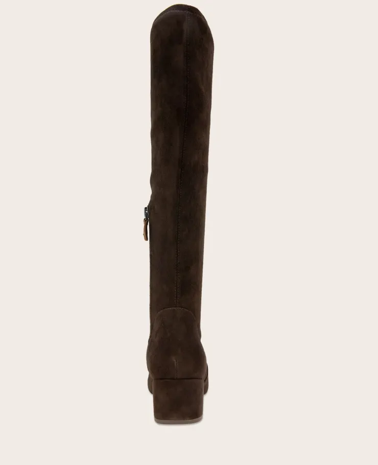 GENTLE SOULS - Ella Suede Stretch Boot with Wide Calf>Kenneth Cole