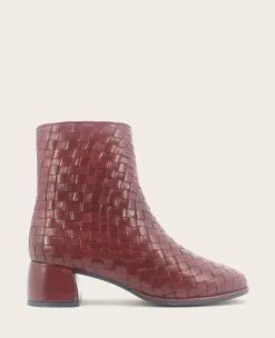 GENTLE SOULS - Elodie Leather Woven Side Zip Boot>Kenneth Cole Discount